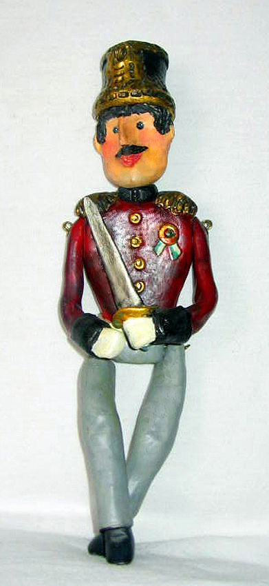 Marioneta en Miniatura de Autor - Soldado de Cuentos IV
