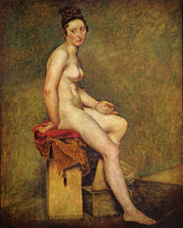 Desnuda sentada