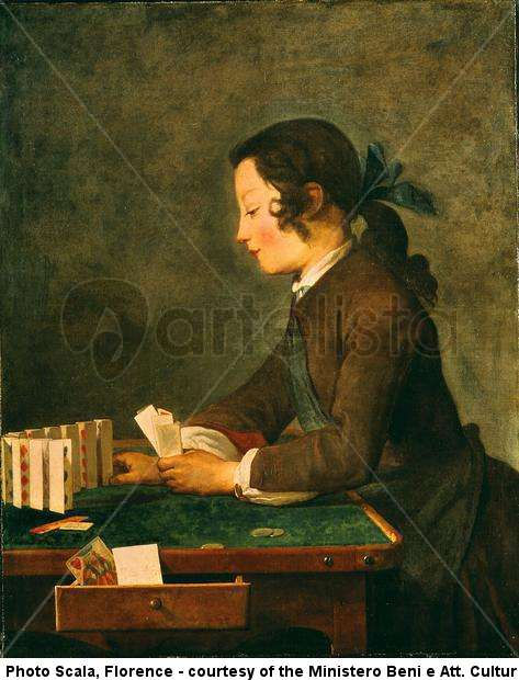 Boy Playing Cards