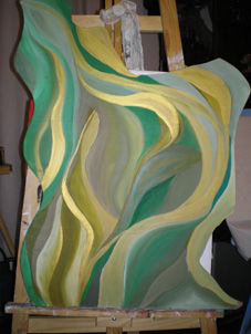 Serie Moviento, Verde Acrylic Panel Others