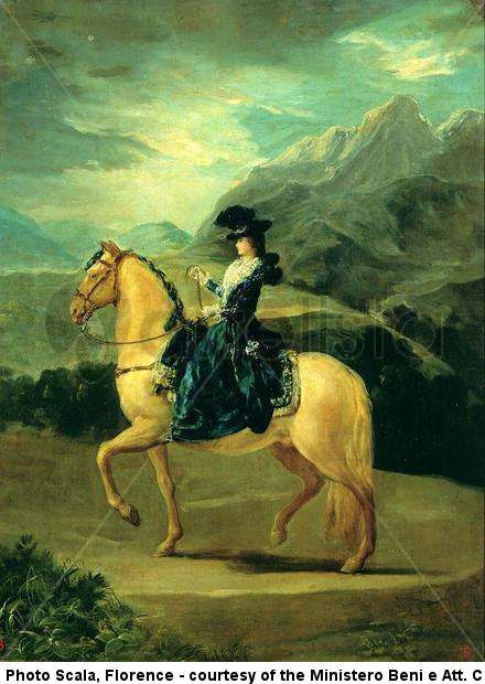 Portrait of Maria Teresa de Vallabriga on Horseback