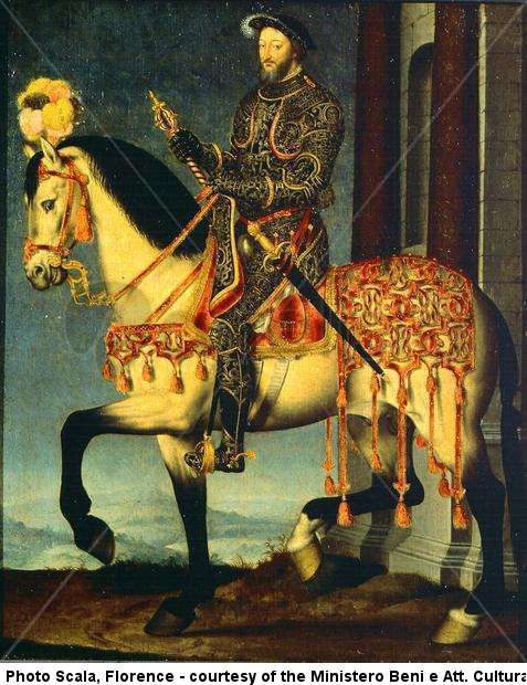 Portrait of Francis I of France on Horseback