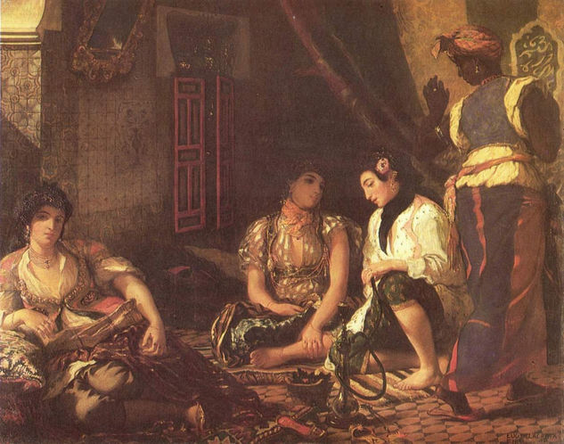 Women of Algiers in their Rooms, 1834 Figure Painting