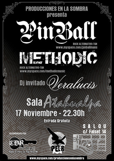 CARTEL PINBALL-METHODIC-Veralucis 