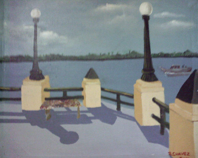 la costanera Acrylic Canvas Landscaping