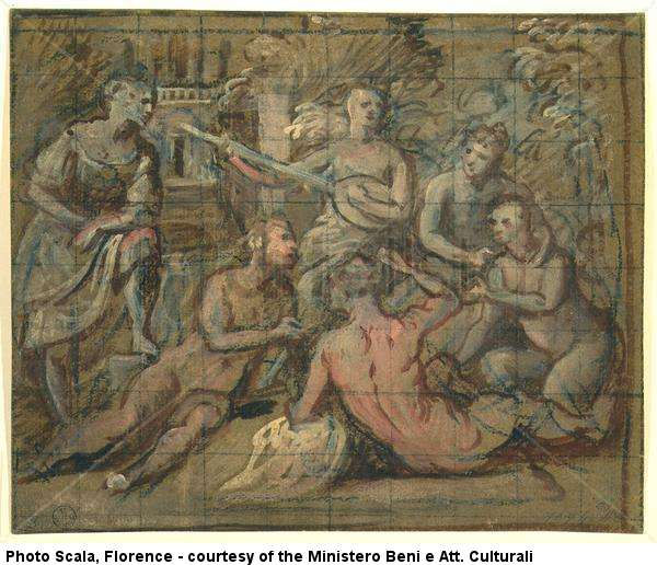 Six Figures in a Landscape 9094 S