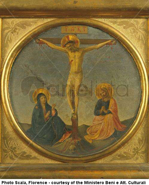 Tondo con Crucifixión