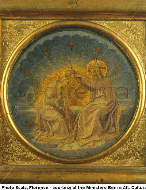 Tondo con la Coronación de la Virgen