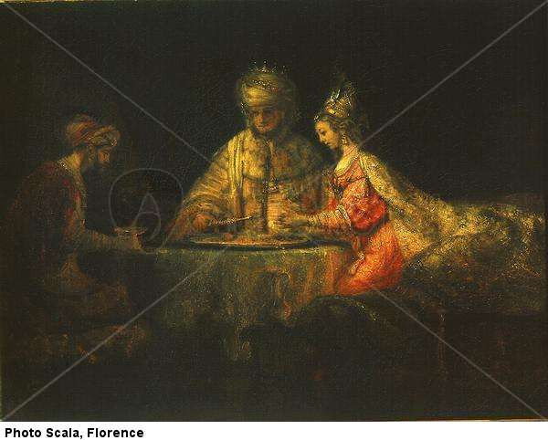 Esther, Ahasuerus and Haman at Table