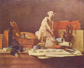 Still Life with the Attributes of the Arts