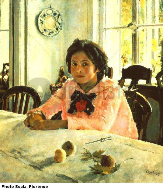 Girl with Peaches