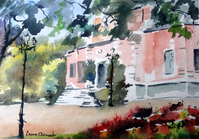 Racó de Montjuic Watercolour Paper Landscaping