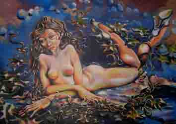 st Acrylic Canvas Nude Paintings