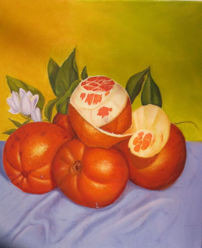 Azahares con naranjas