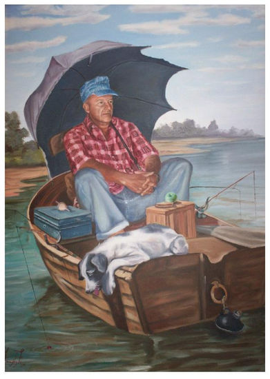 EL TIO GUILLERMO Oil Canvas Landscaping