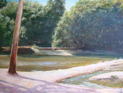 Laguna Sausalito Oil Canvas Landscaping