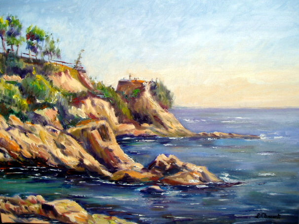 Platja Fenals Oil Canvas Marine Painting