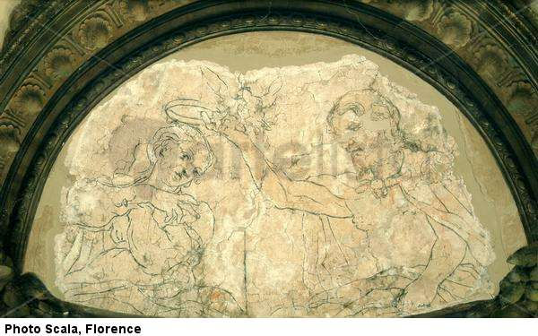 Sinopia de la Virgen María Coronada