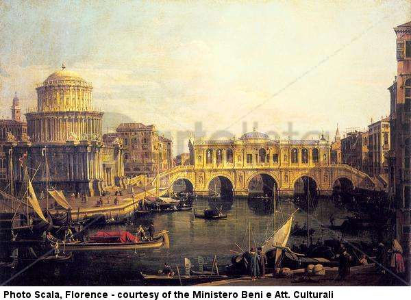 Reconstrucción del Castillo de Sant'Ángelo y el Puente