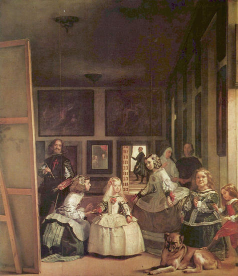 Las Meninas (The Maids of Honor), 1656 Figure Painting