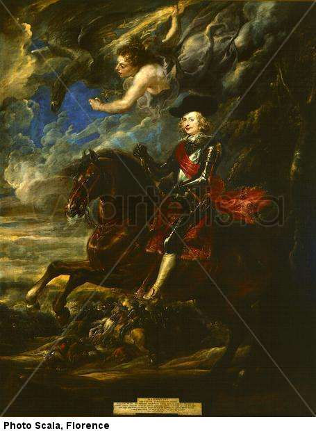 Ferdinand of Austria at the Battle of Nordlingen