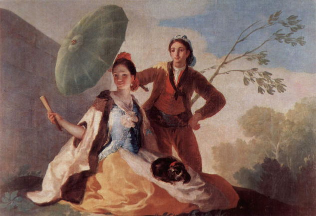 The Parasol Figure Painting