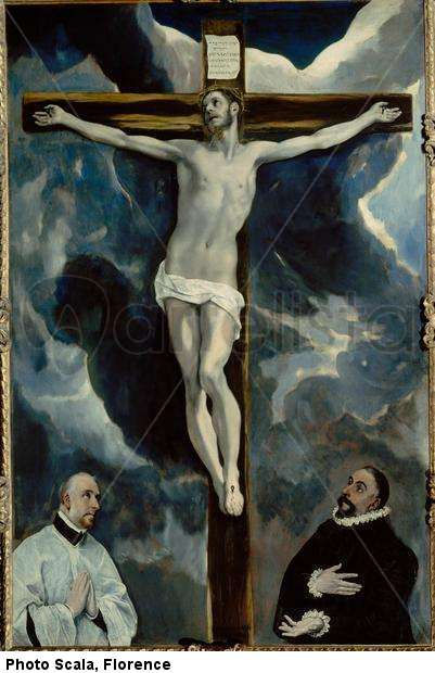 Christ Crucified between two Donors