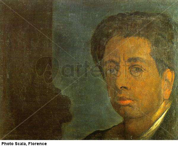 Autorretrato del período metafísico