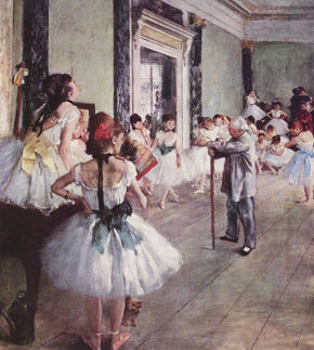 La clase de danza