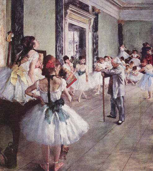 The Dancing Class, 1873-76 Figure Painting