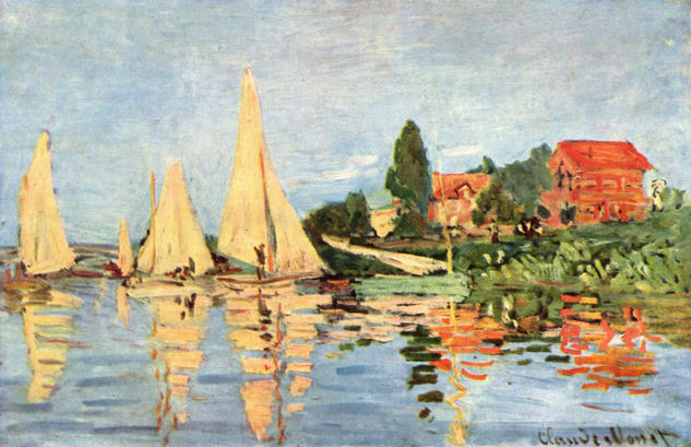 Boat Races at Argenteuil, c. 1872 Landscaping