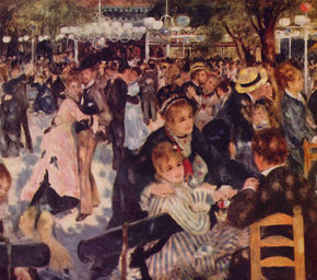 Dance at the Moulin de la Galette, Montmartre, 1876