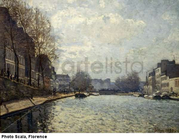 View of the Saint-Martin Canal