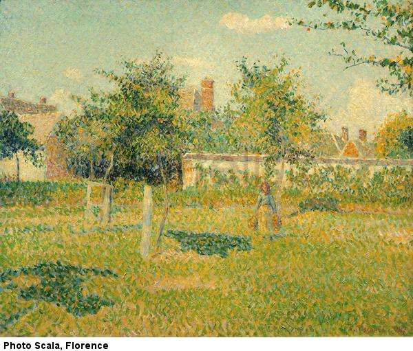 Woman on a Lawn
