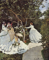 Mujeres en el jardín