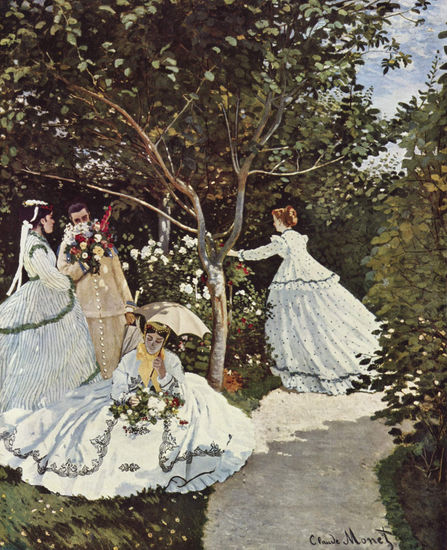 Mujeres en el jardín Figura