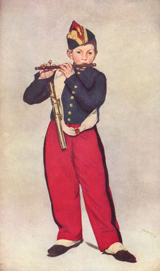 Le fifre (The Fifer), 1866 Portrait