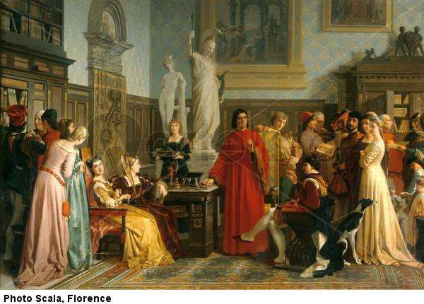 Galeazzo Maria Sforza visita Lorenzo de' Medici