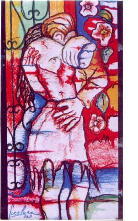 EL BESO Acrylic Card Landscaping