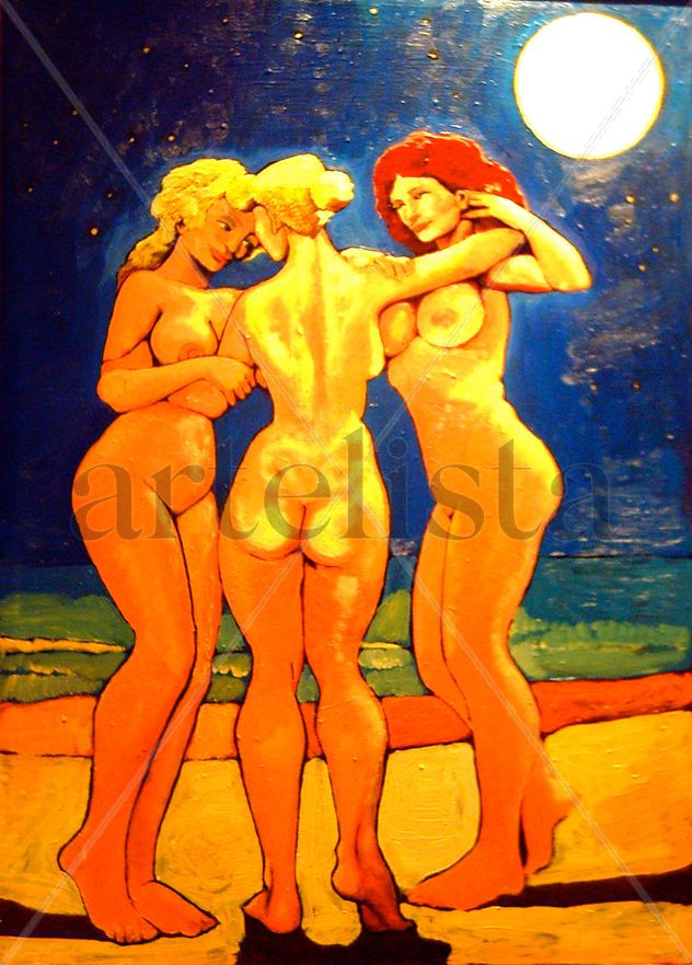 Las tres gracias de noche