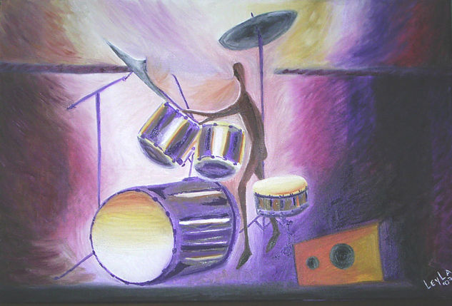 concierto con bateria Oil Canvas Others