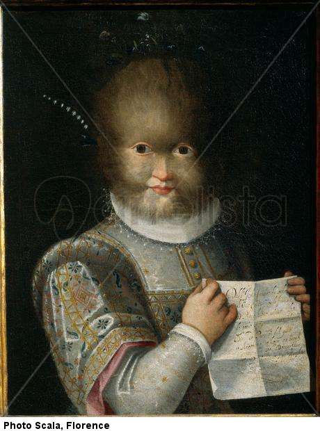 Portrait of Antonietta daughter of Gonsalvus, c. 1583