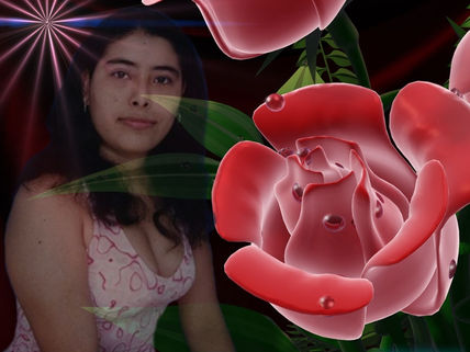 La niña y las rosas
