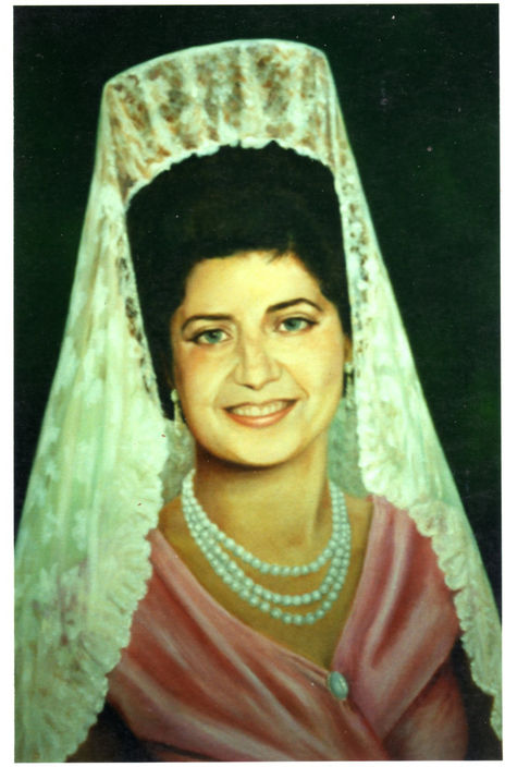 Pepita con mantilla