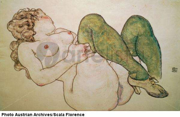 Nude With Green Stockings, 1918