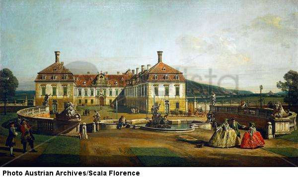 Castillo de Schlosshof, Austria, construido por el Príncipe Eugenio de Saboya, 1758-1761
