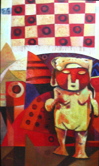 Personaje  peruano Oil Canvas Others