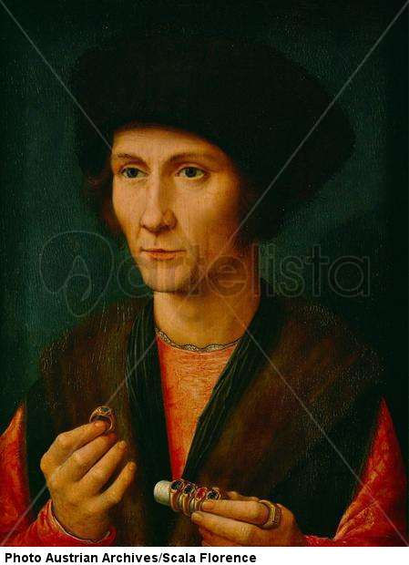 Un orfebre, quizás Jacques Cnoop, suegro de Gerard David, c. 1510