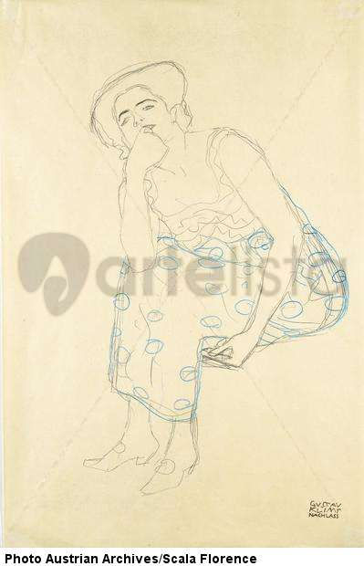 Sitting woman chin resting on her arm (AS3621). 1910