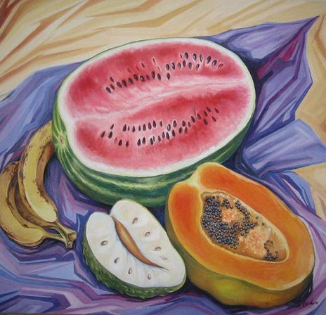 Bodegón con sandia